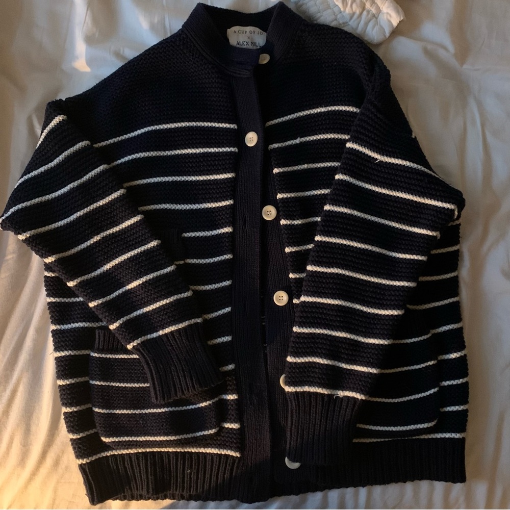 alex mill cup of jo reading sweater